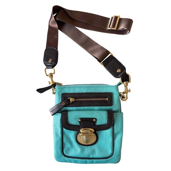 Jean-Pierre Klifa JPK 75 Turquoise Crossbody Handbag Purse New Resort Designer - Picture 1 of 7